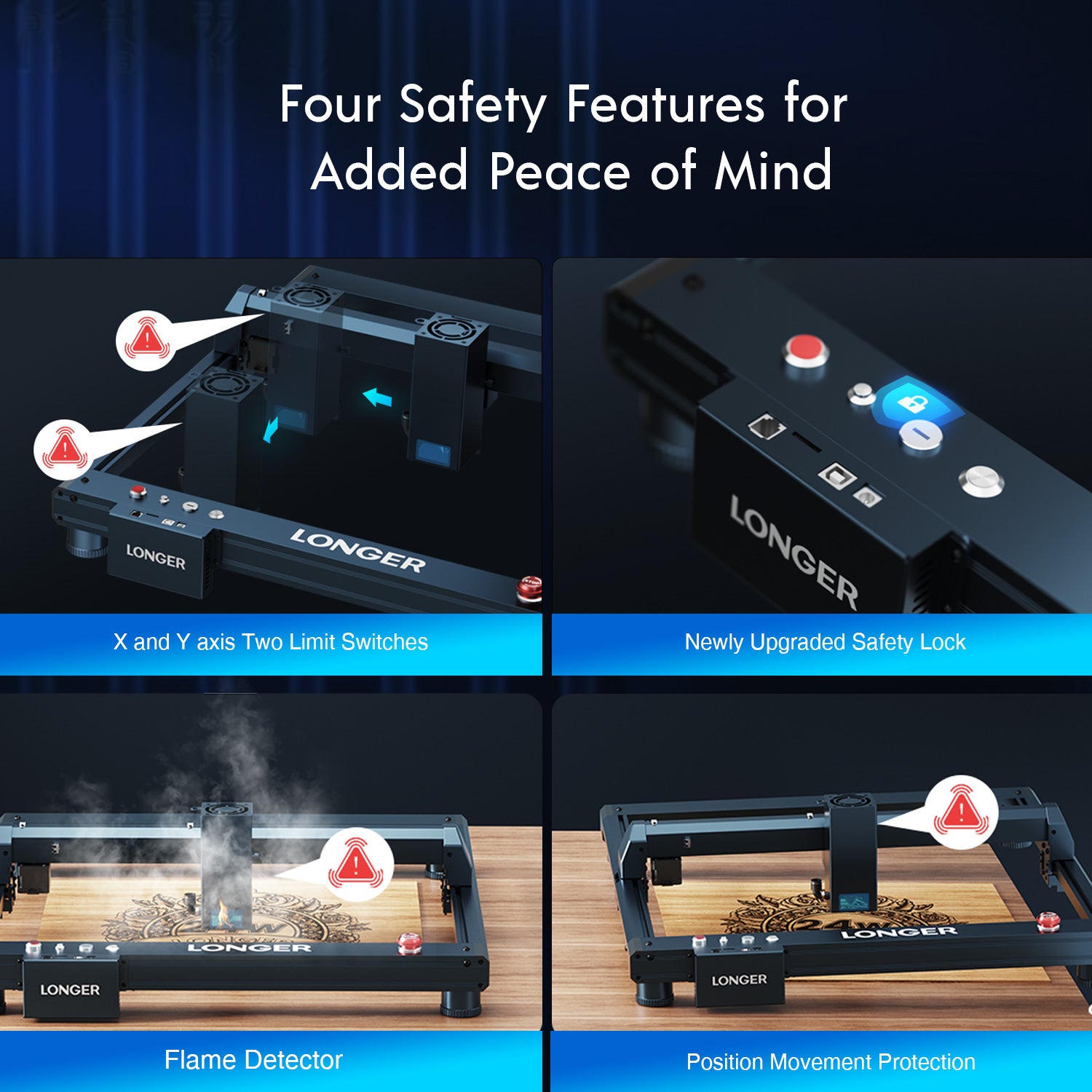 Longer B1 20W Laser Engraving Machine