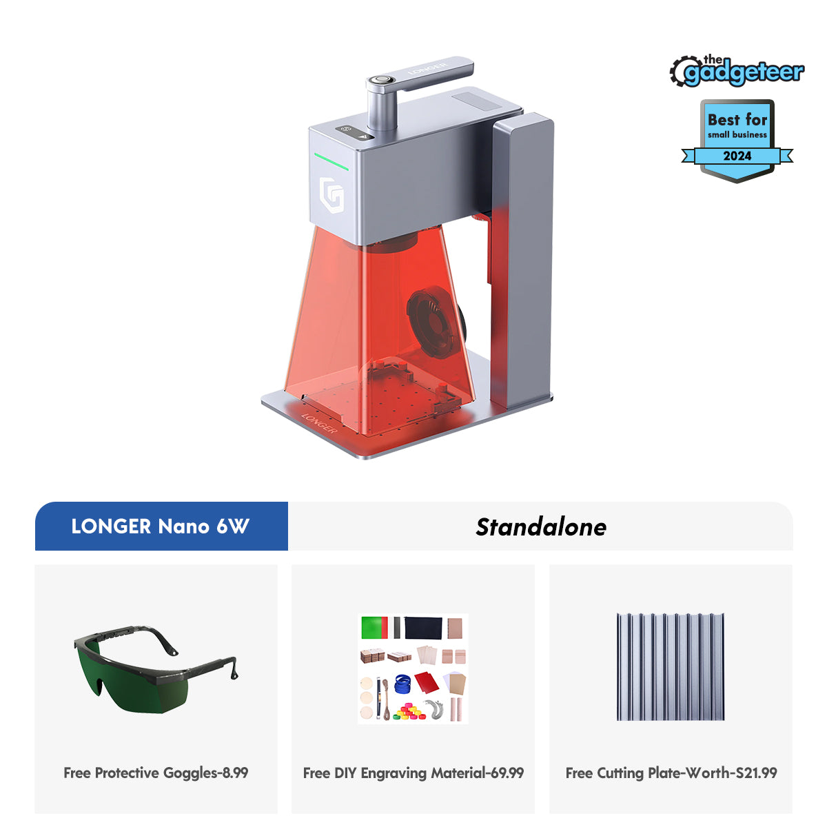 Longer Nano Pro 12W & Nano 6W Portable Laser Engraver